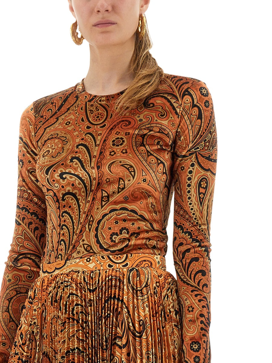PAISLEY PRINT TOP