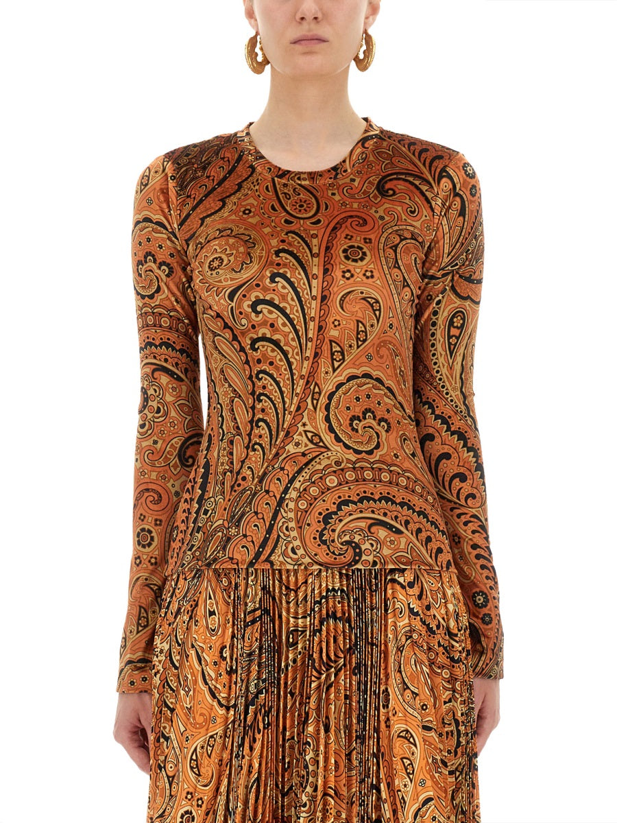 PAISLEY PRINT TOP