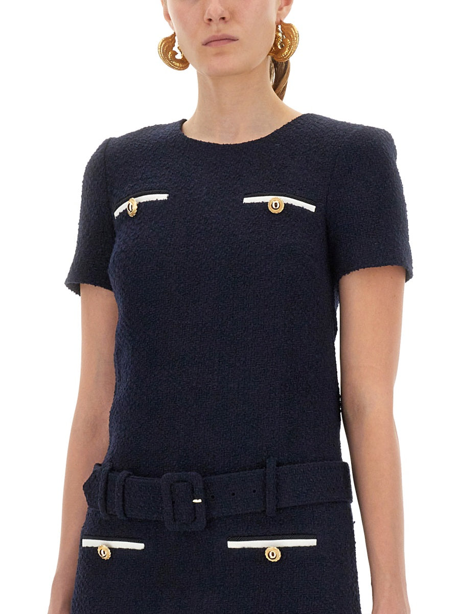 MINI BOUCLE DRESS