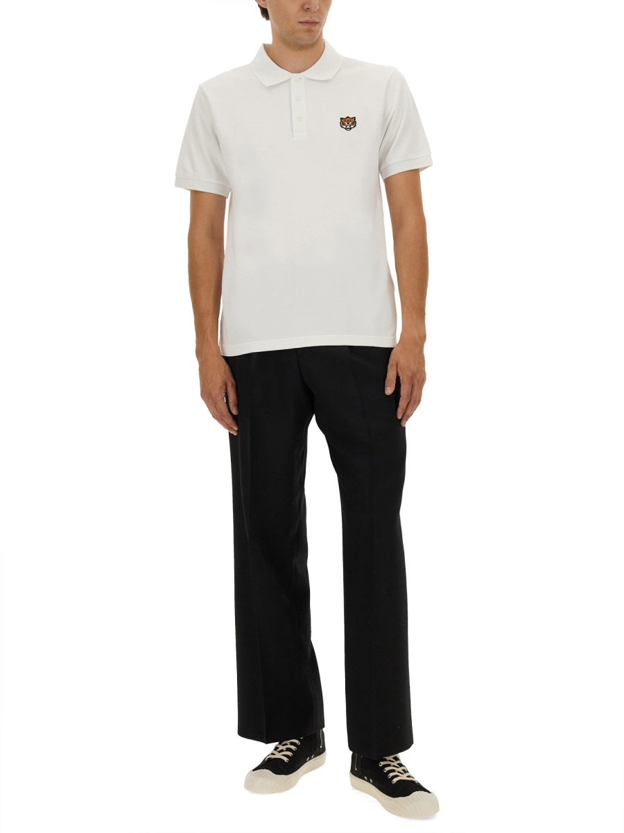 POLO SHIRT WITH HAPPY TIGER EMBROIDERY