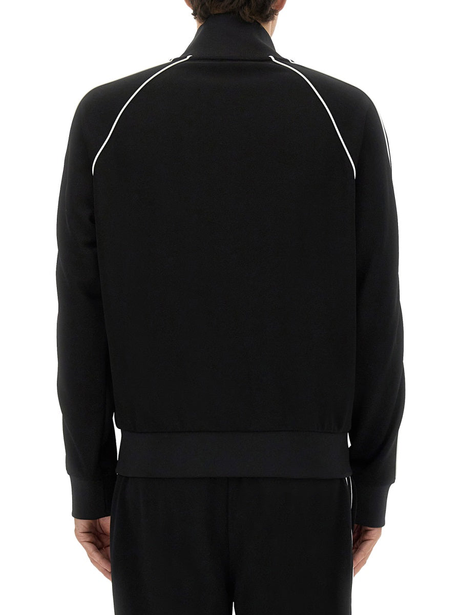 ZIPPERED TRACK SWEATSHIRT