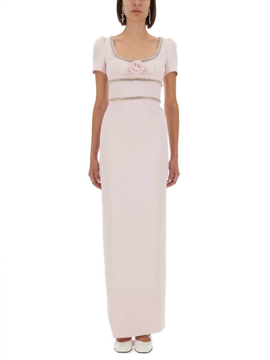 LONG CREPE DRESS
