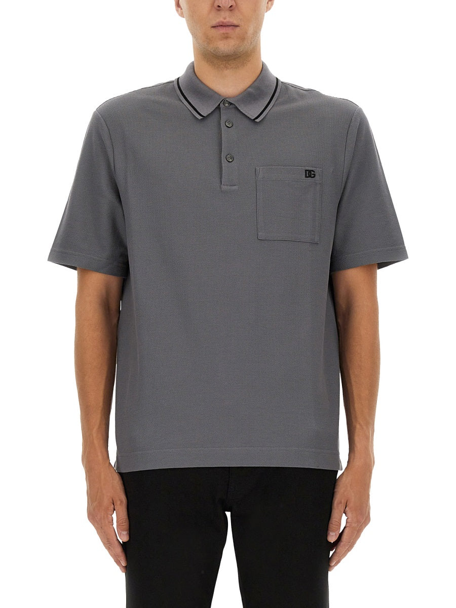 COTTON PIQUE POLO