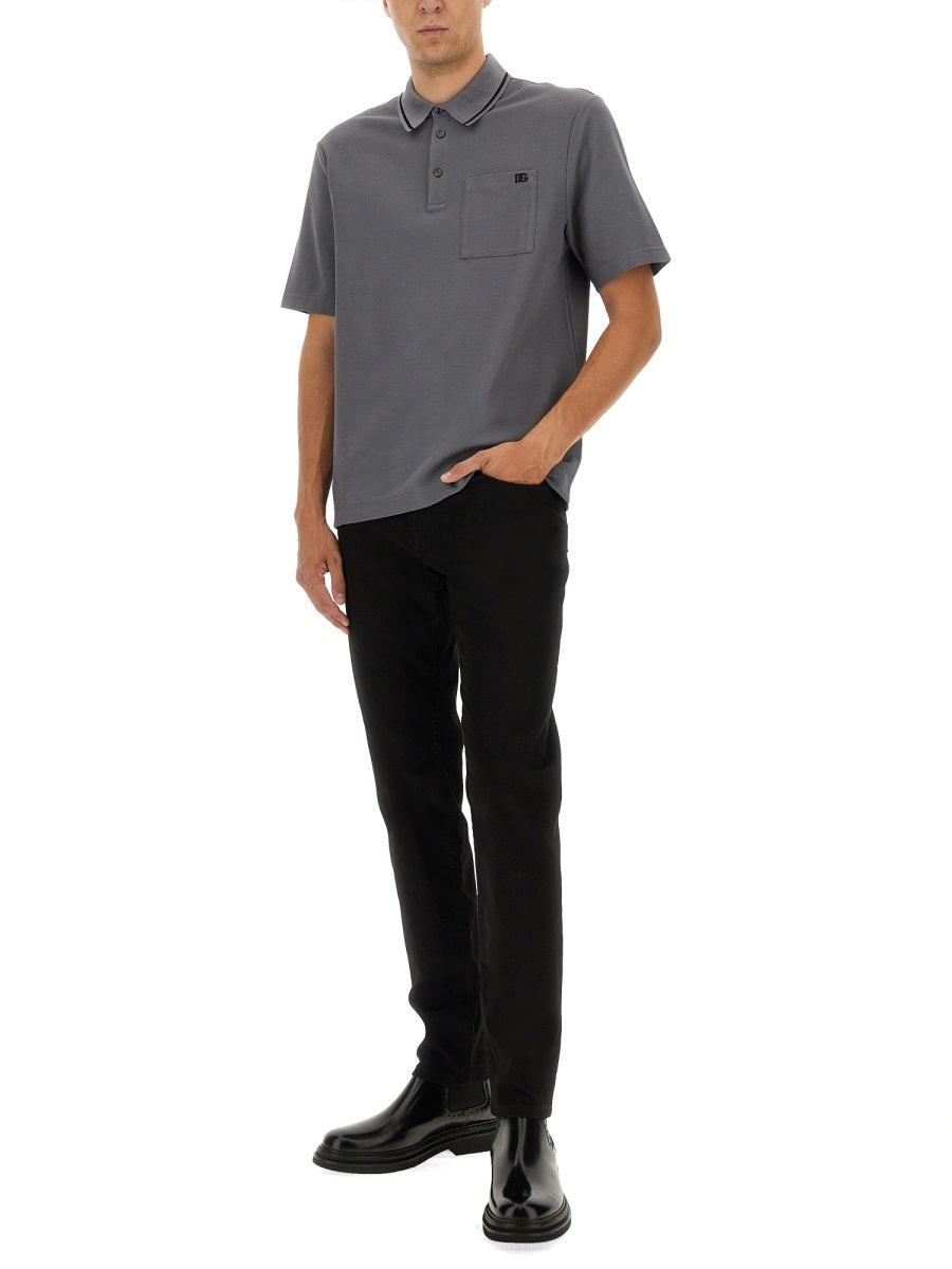 COTTON PIQUE POLO