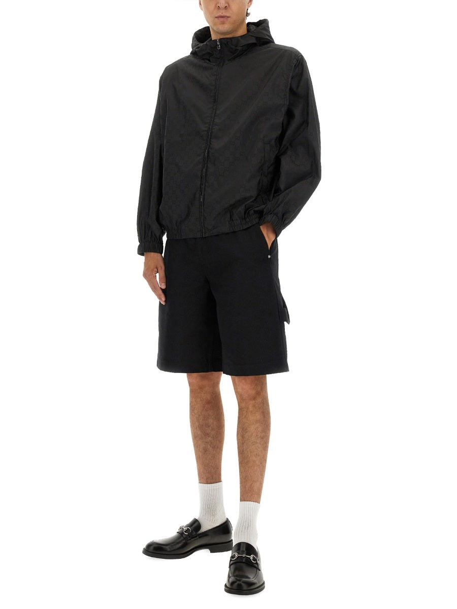 GG JACQUARD NYLON JACKET