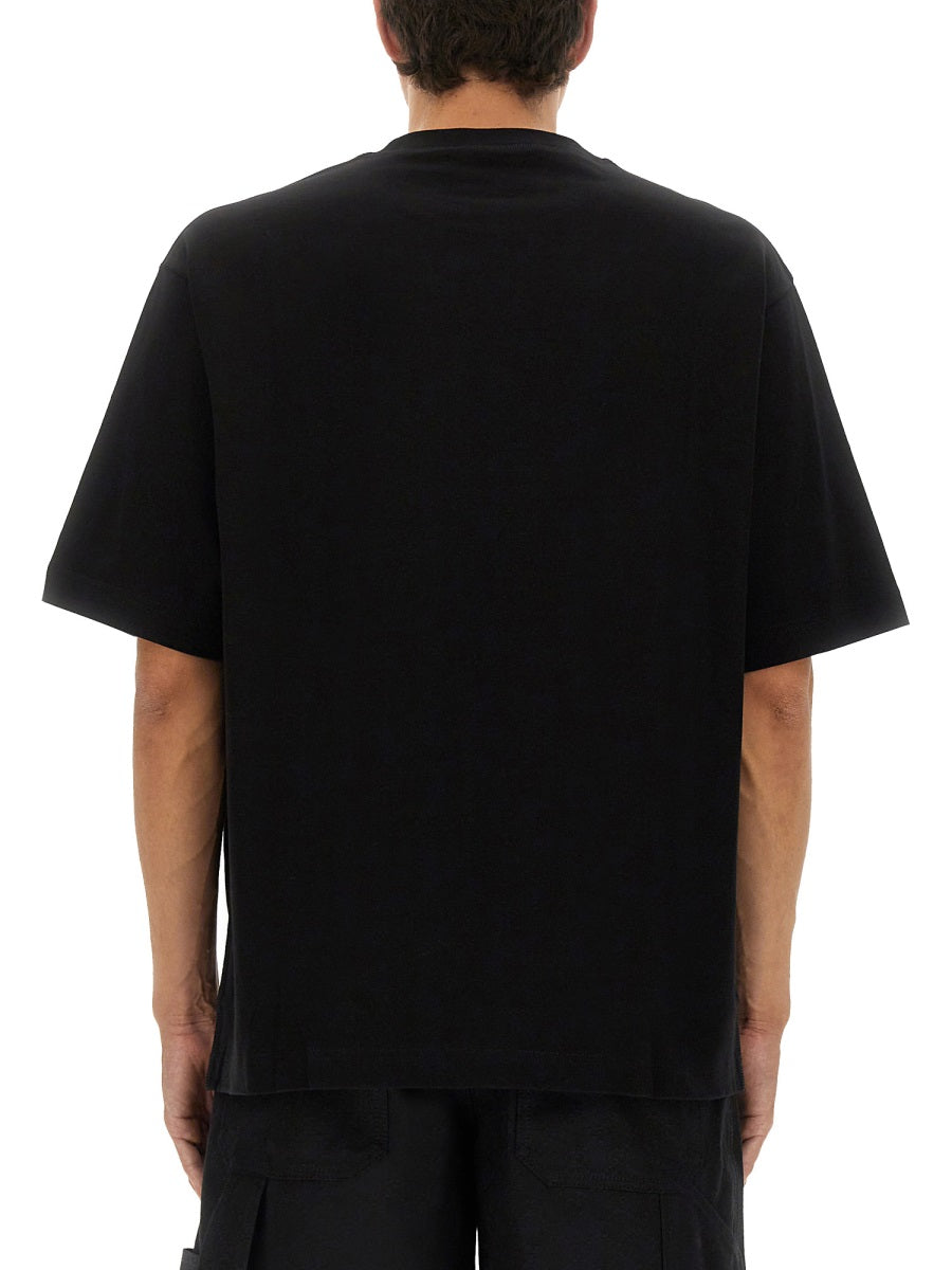 PRINTED COTTON JERSEY T-SHIRT