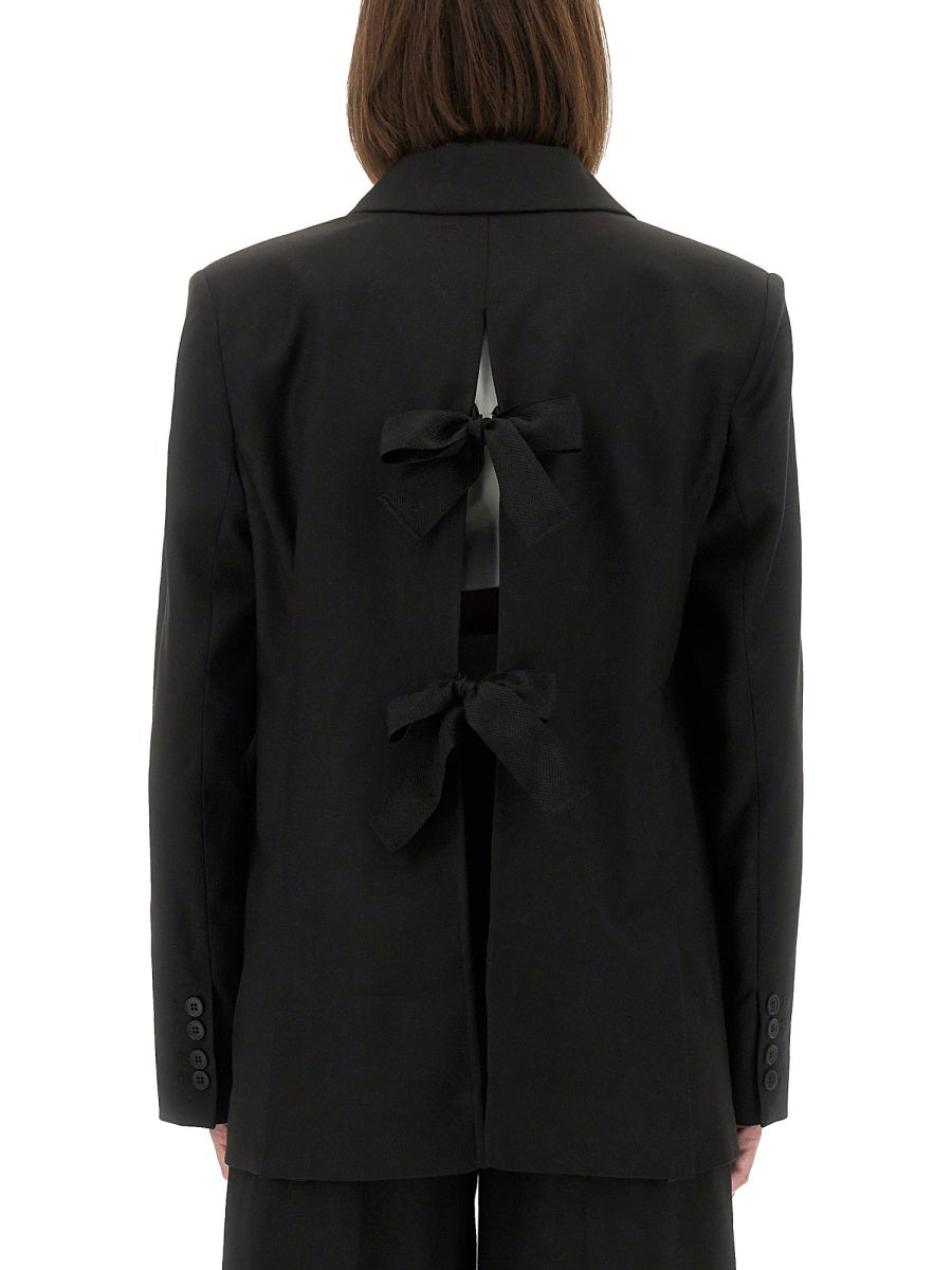 "PLUTO" BLAZER WITH BOW