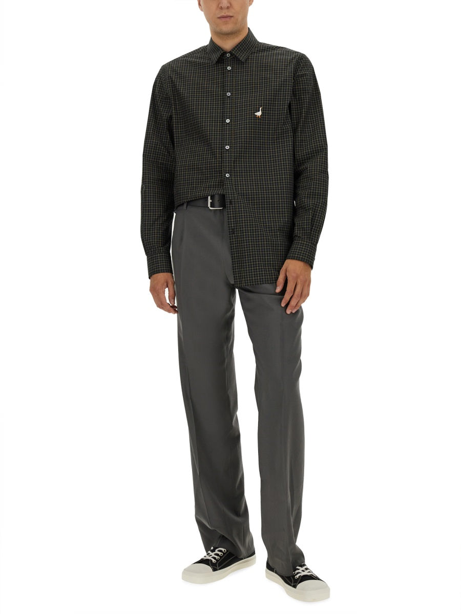 SHIRT WITH GOOSE EMBROIDERY