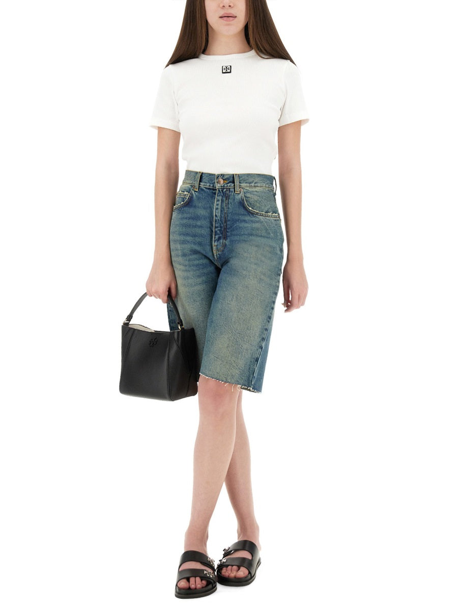 DENIM SHORTS