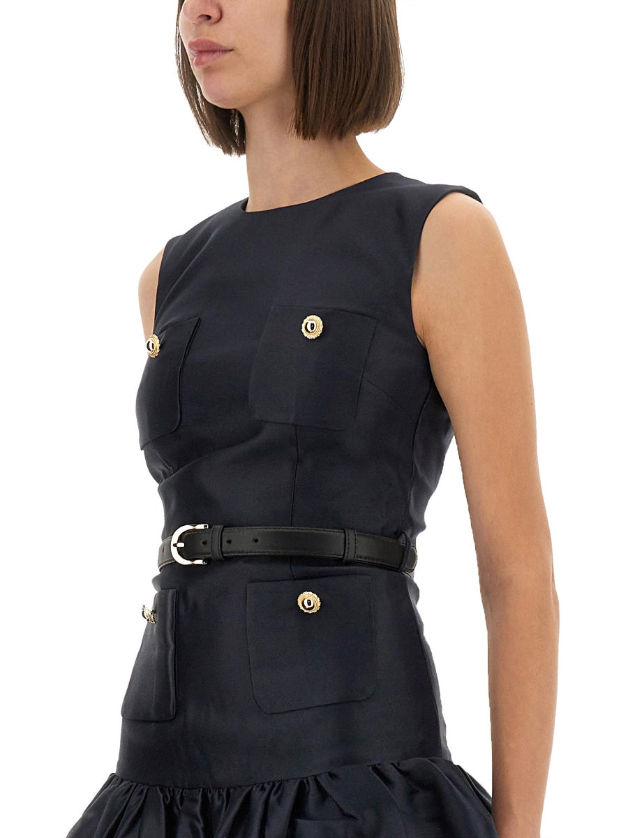 TAFFETA MINI DRESS