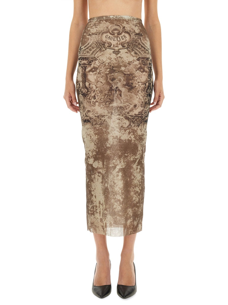LONG "MÉDAILLON" SKIRT