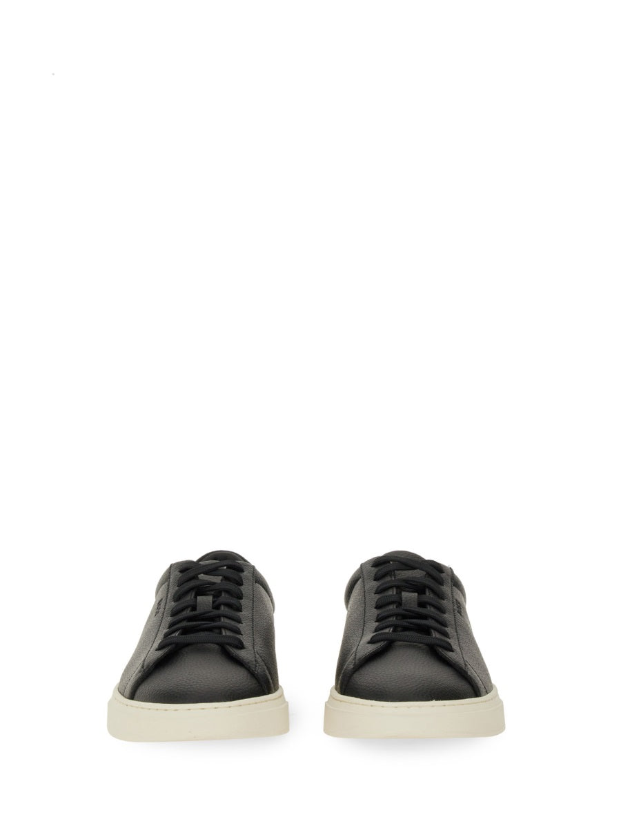GRAINED LEATHER SNEAKER