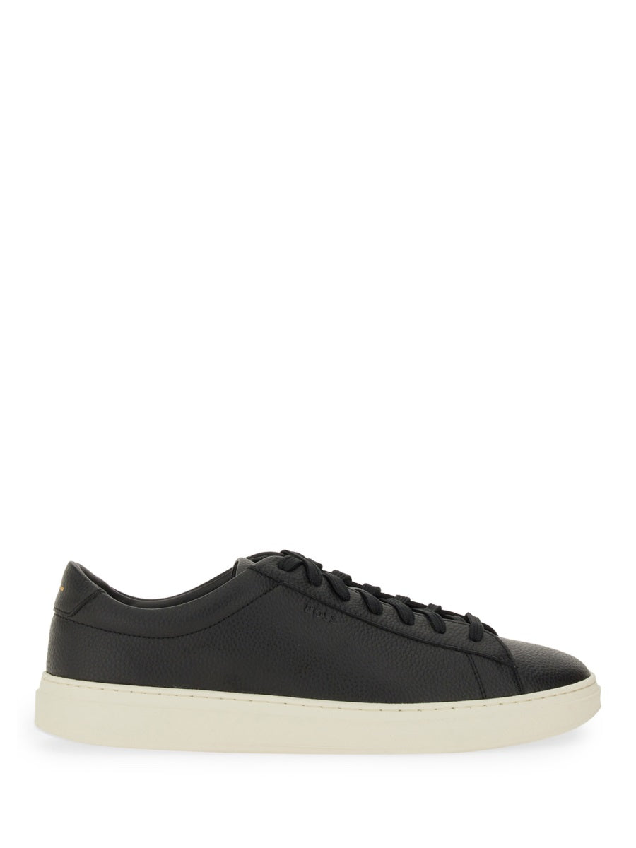 GRAINED LEATHER SNEAKER