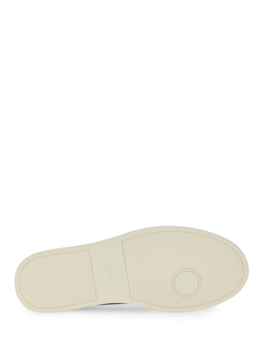 GRAINED LEATHER SNEAKER