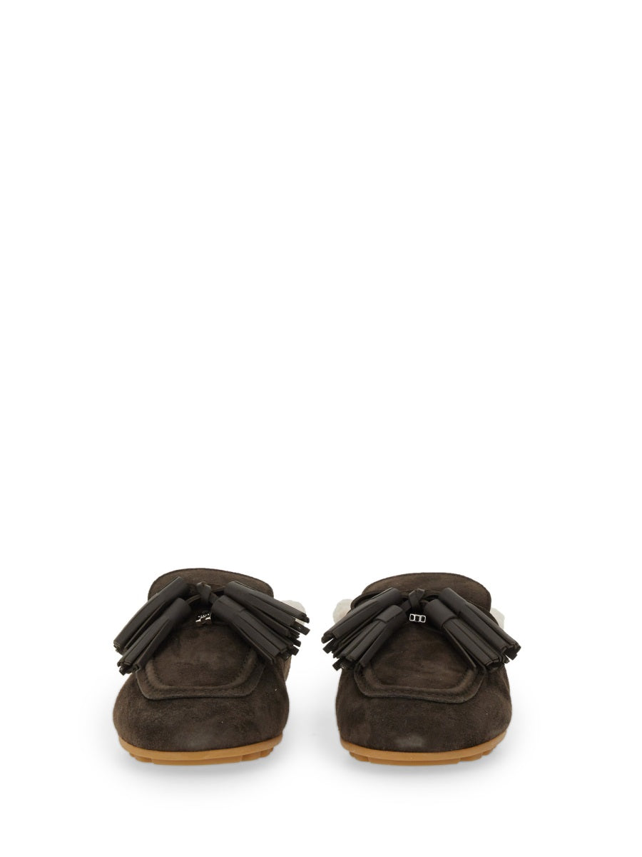 SUEDE SLIPPER LOAFER