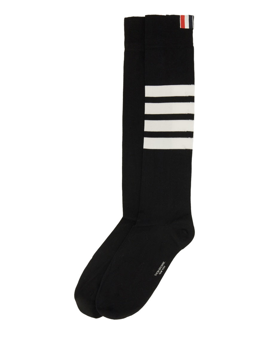 "4-BAR" COTTON LONG SOCK