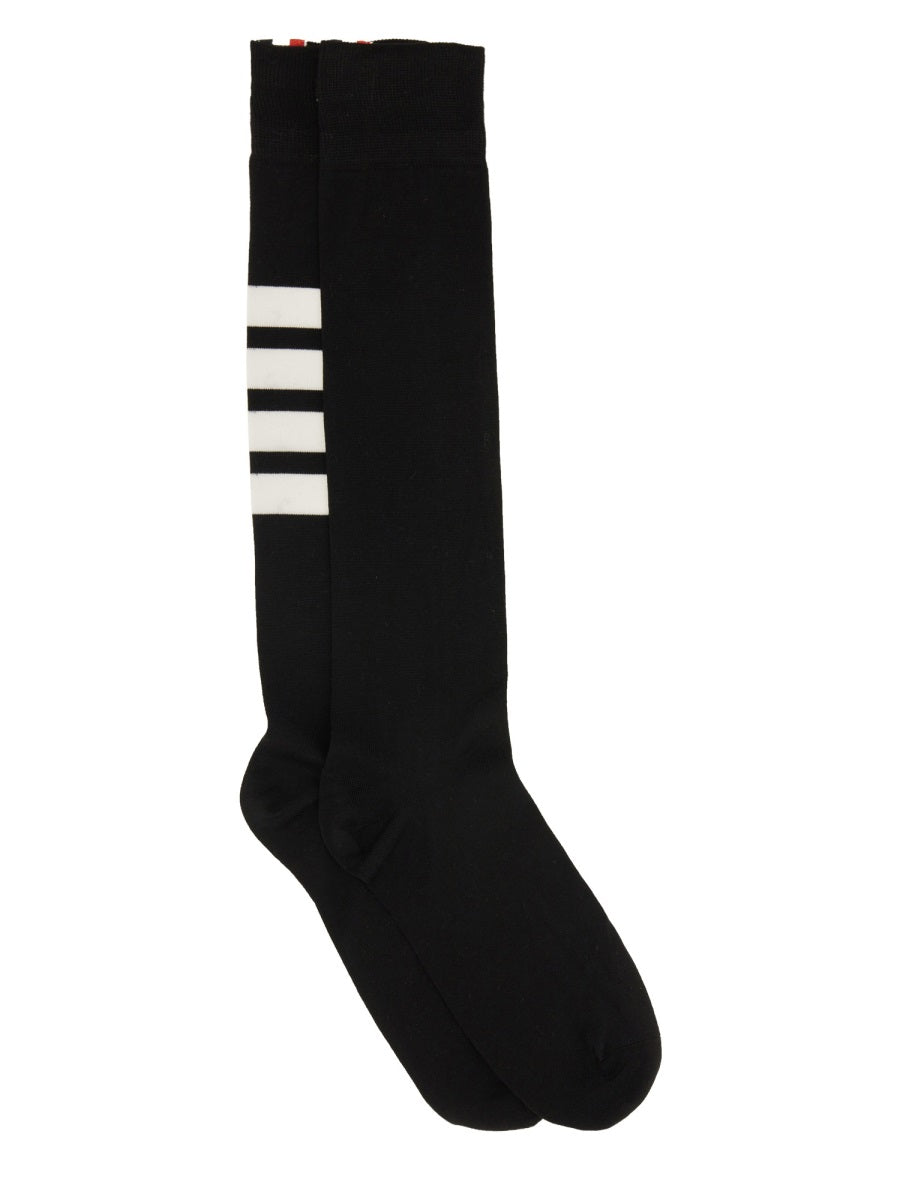 "4-BAR" COTTON LONG SOCK