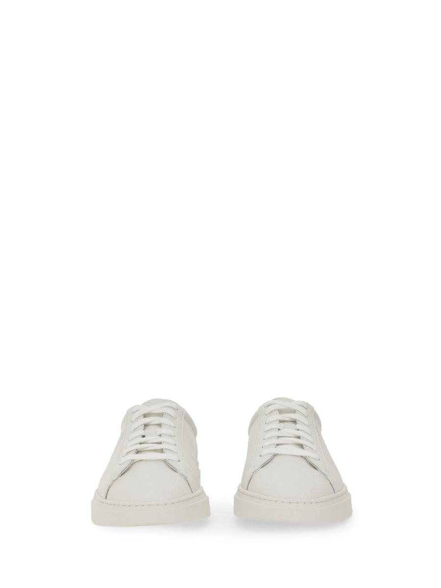 GRAINED LEATHER SNEAKER