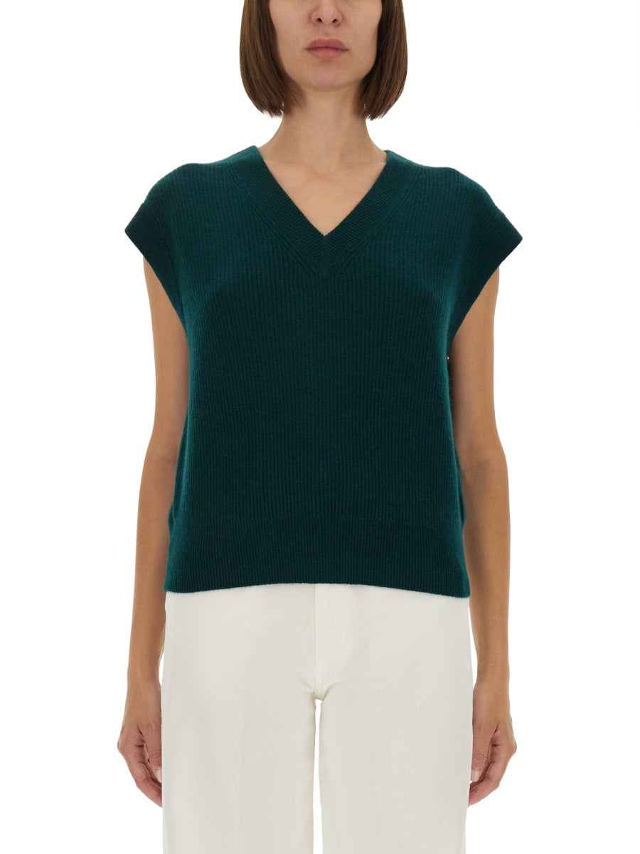 RIBBED KNIT VEST