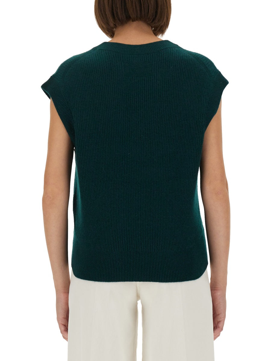 RIBBED KNIT VEST