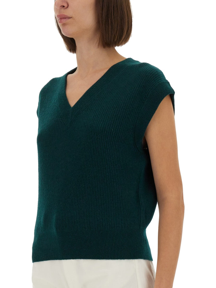 RIBBED KNIT VEST