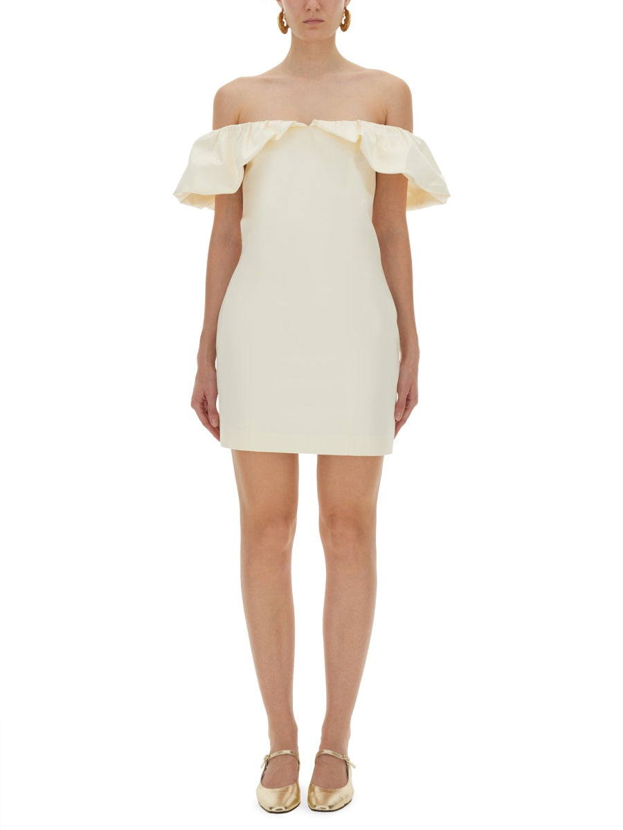 MINI DRESS WITH BARE SHOULDERS