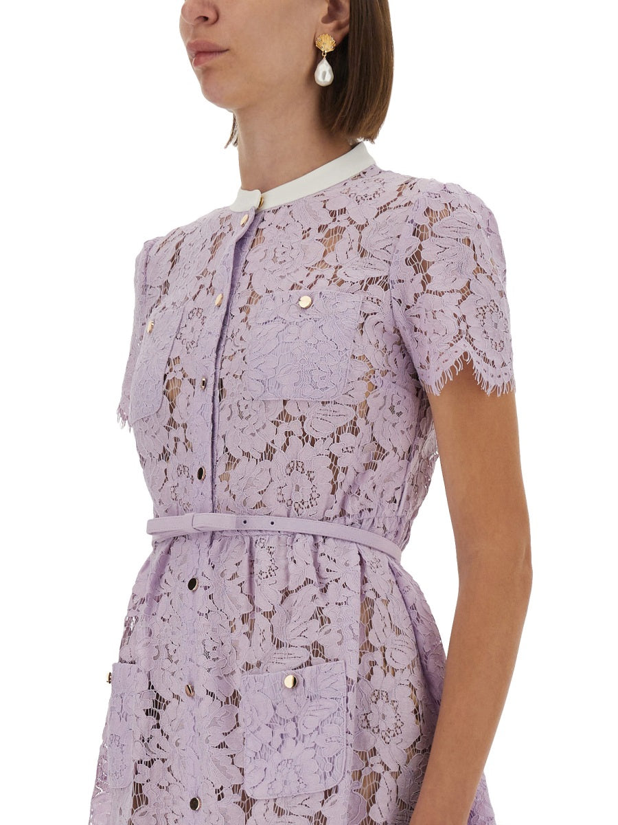 LACE MIDI DRESS