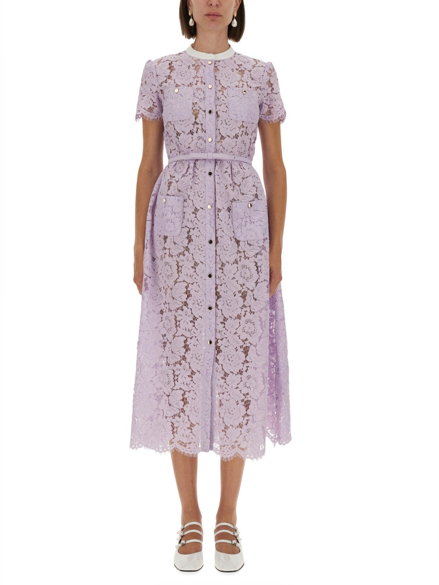 LACE MIDI DRESS