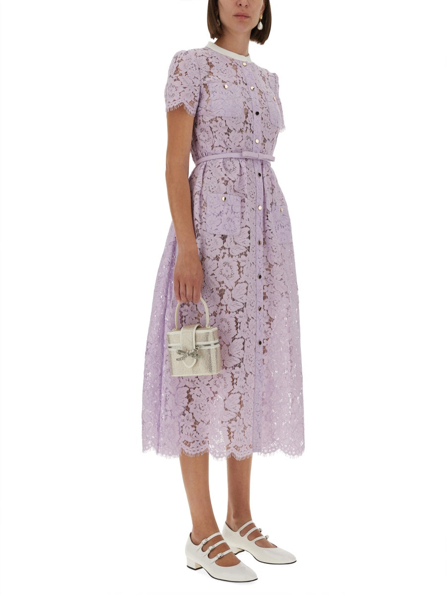LACE MIDI DRESS