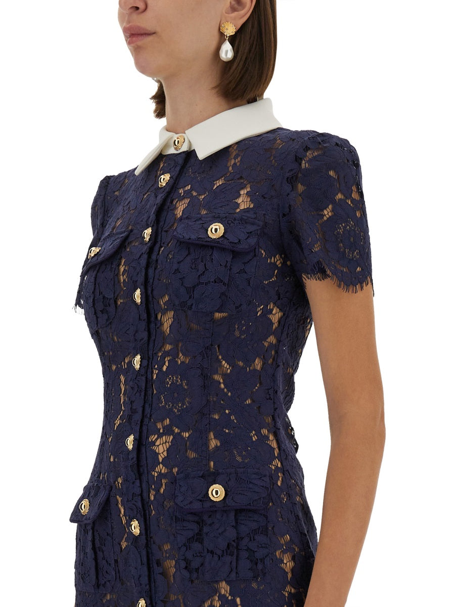 LACE MIDI DRESS