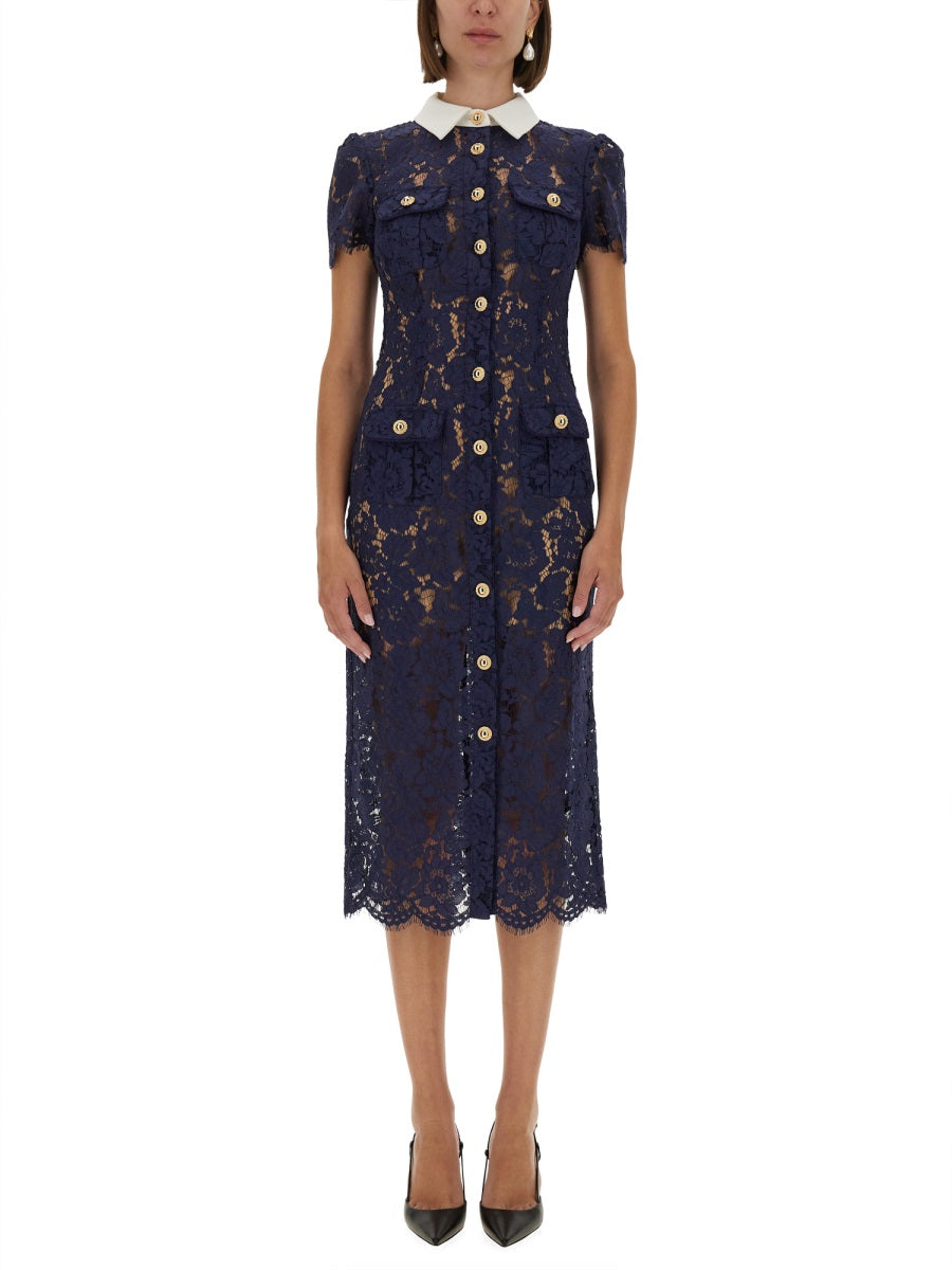 LACE MIDI DRESS