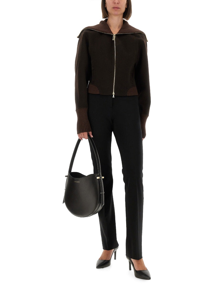 ZIPPERED WOOL JACKET