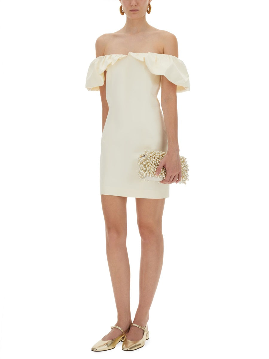 MINI DRESS WITH BARE SHOULDERS