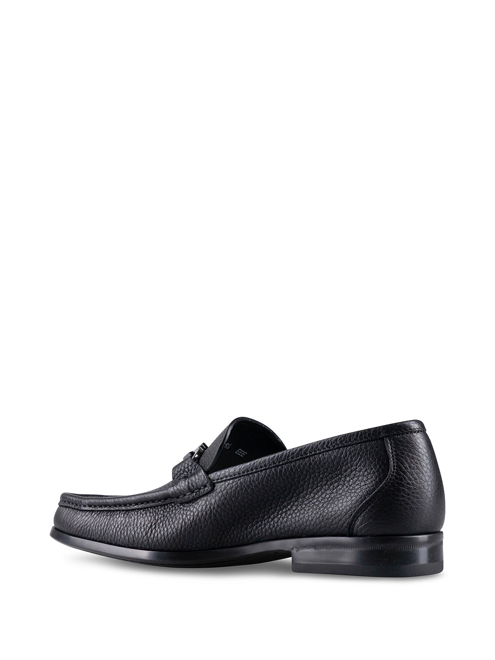 GRAINED LEATHER GANCINI LOAFERS