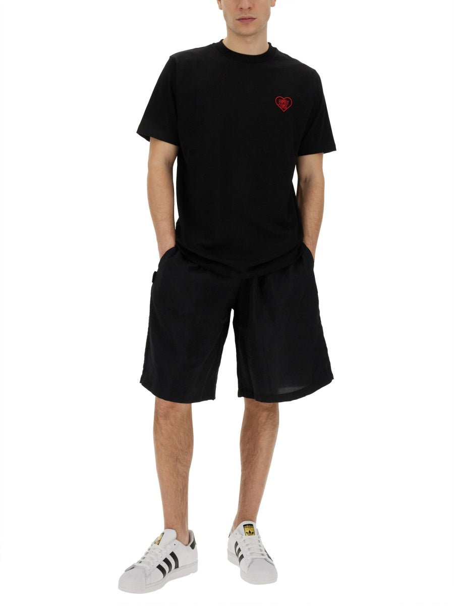 T-SHIRT WITH HEART EMBROIDERY