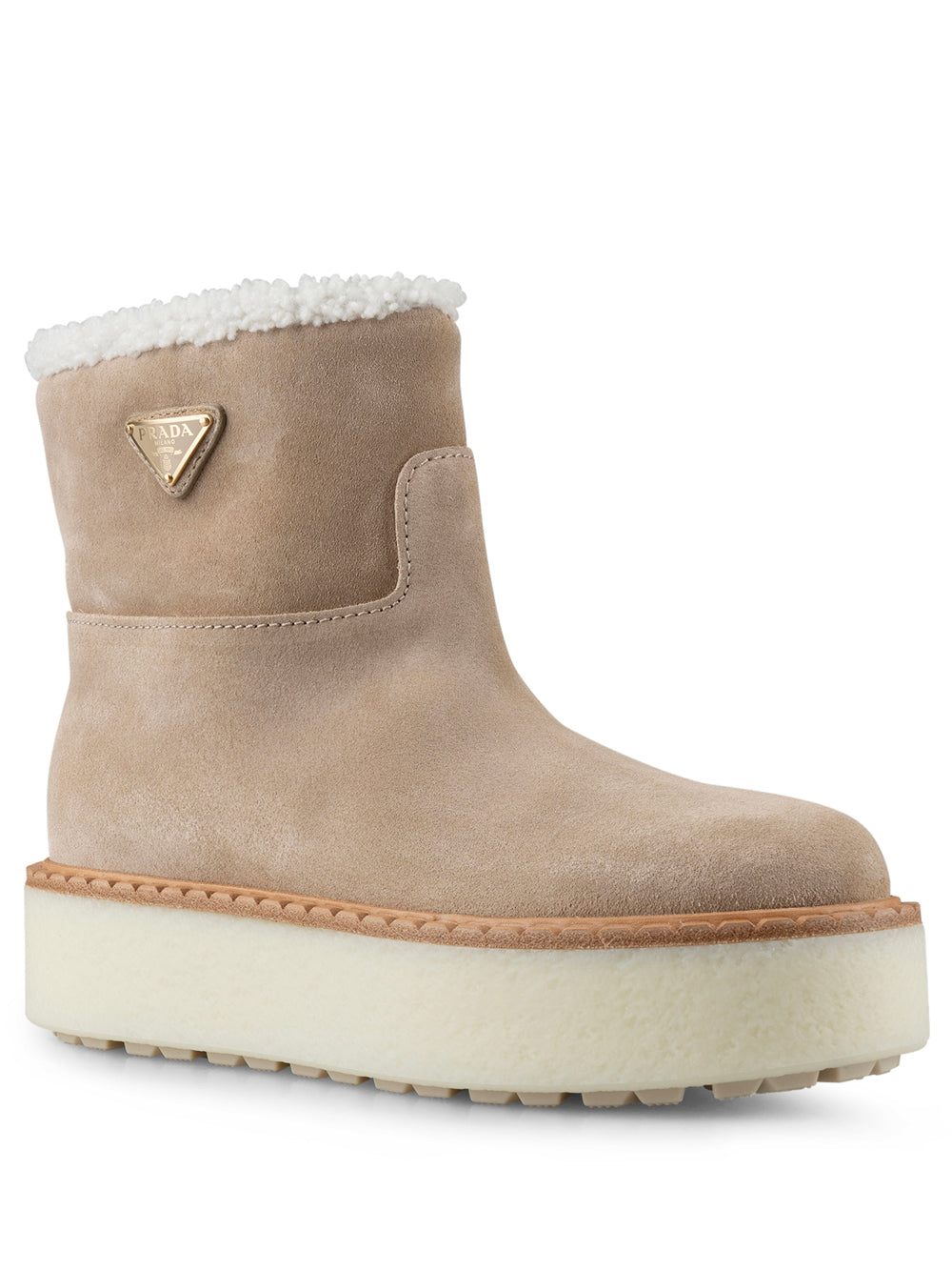 STIVALETTI CON FODERA IN SHEARLING