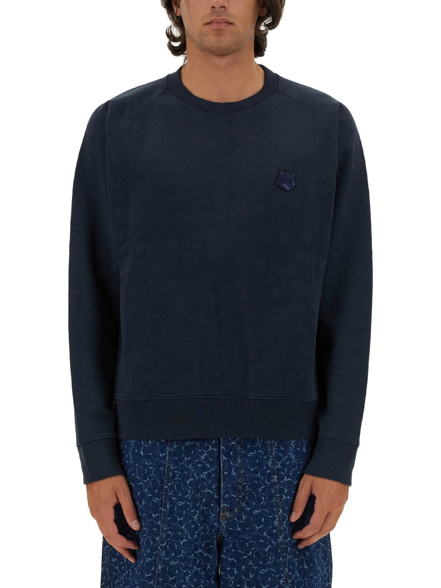 SWEATSHIRT WITH FOX HEAD PATCH