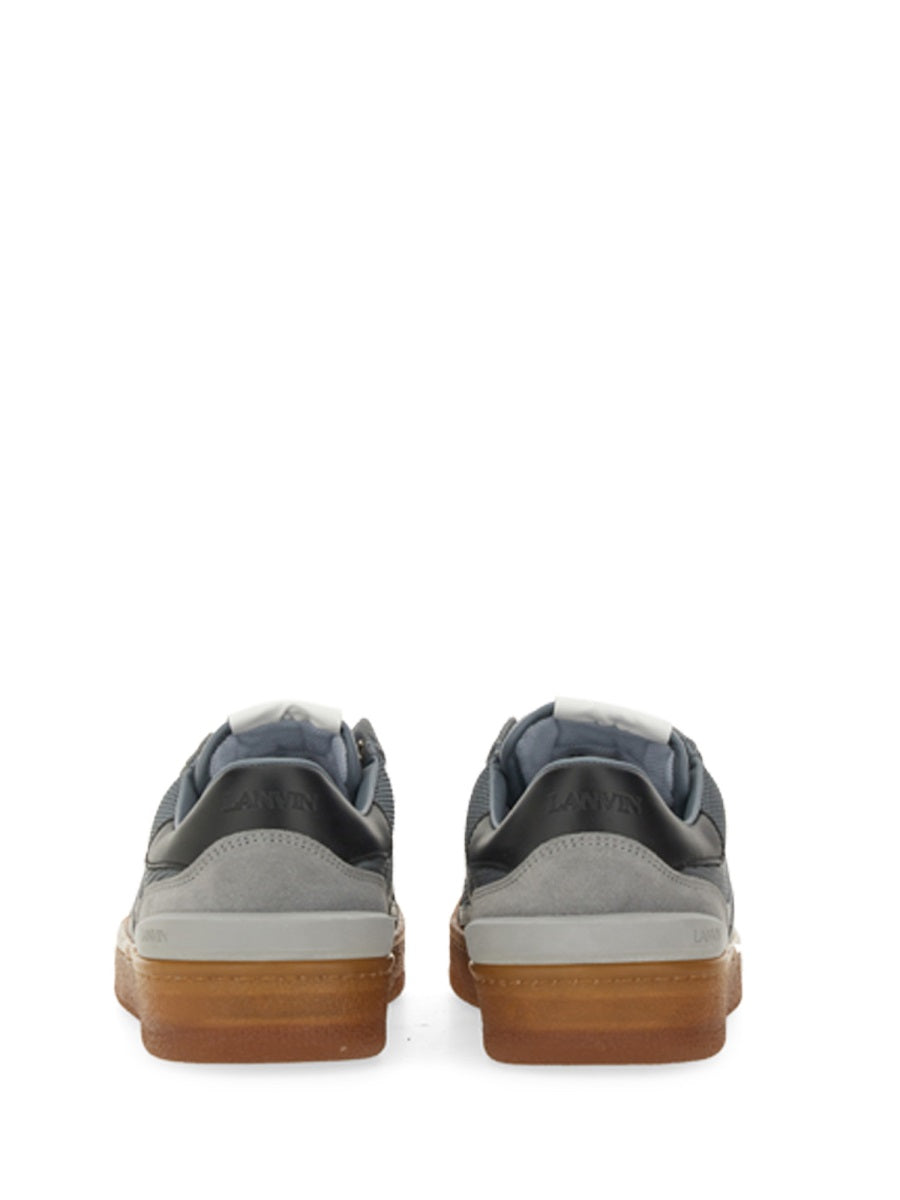 MESH, SUEDE AND NAPPA LEATHER SNEAKER