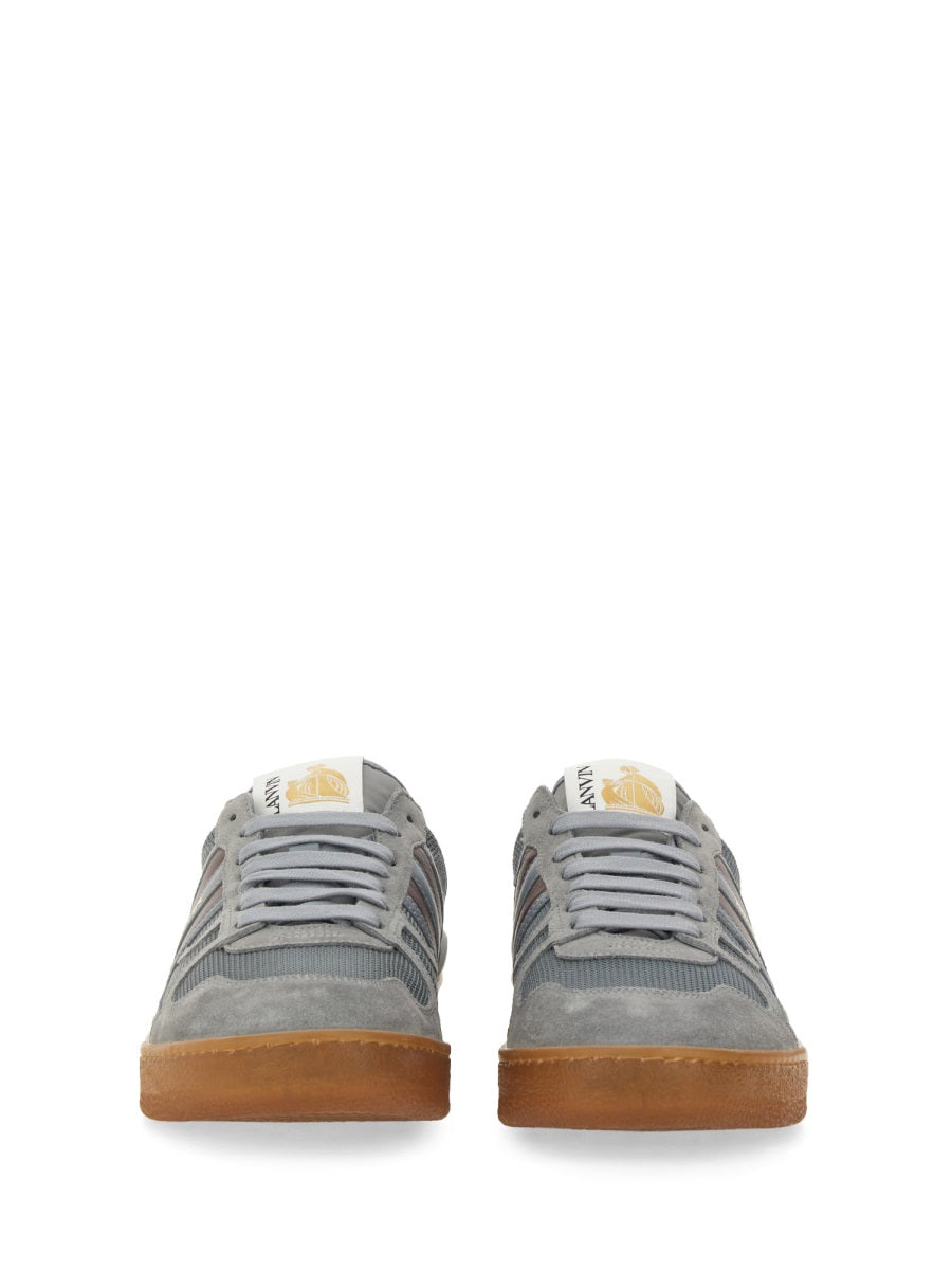 MESH, SUEDE AND NAPPA LEATHER SNEAKER