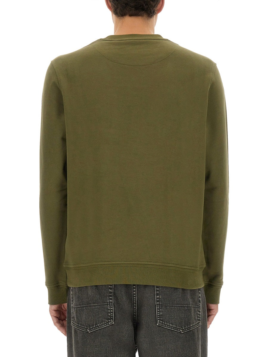 SWEATSHIRT WITH LOGO PATCH