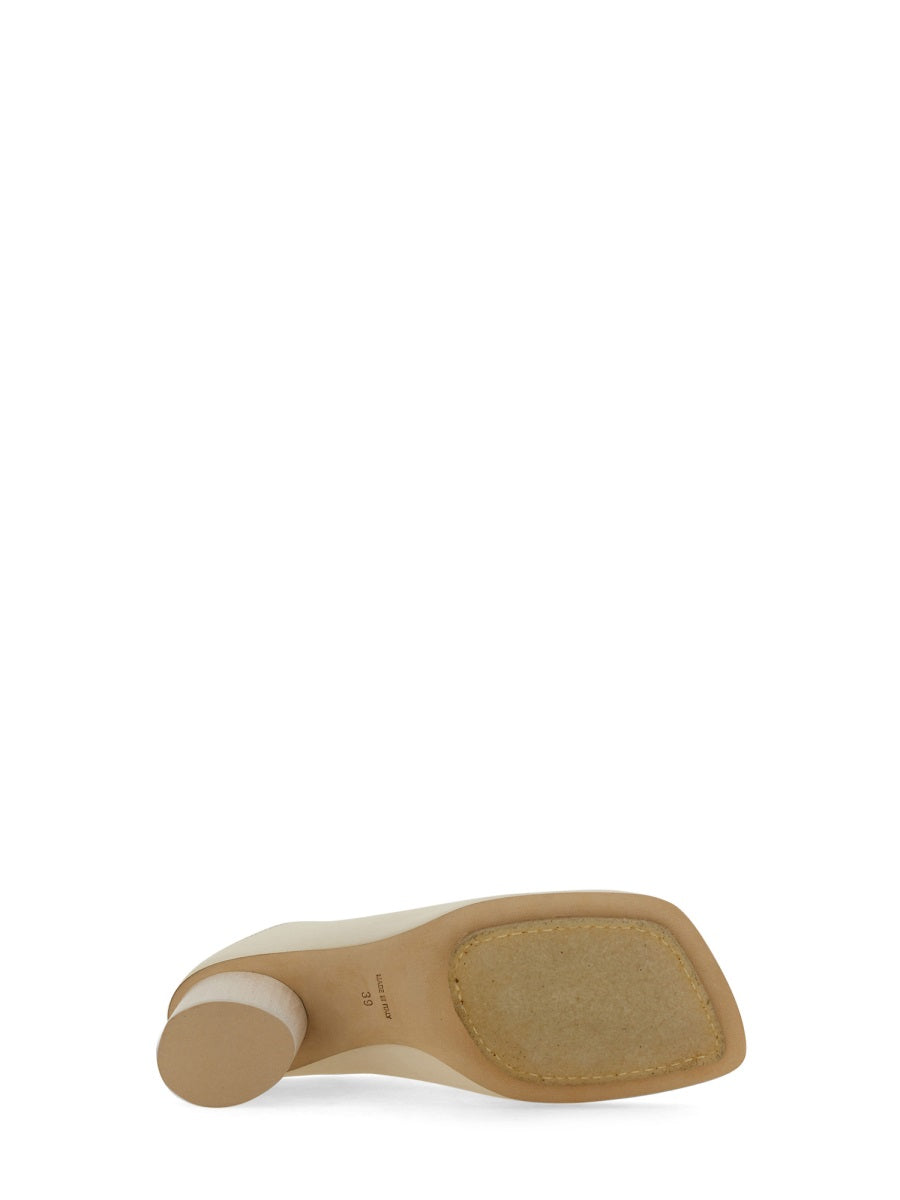 LEATHER MULE.