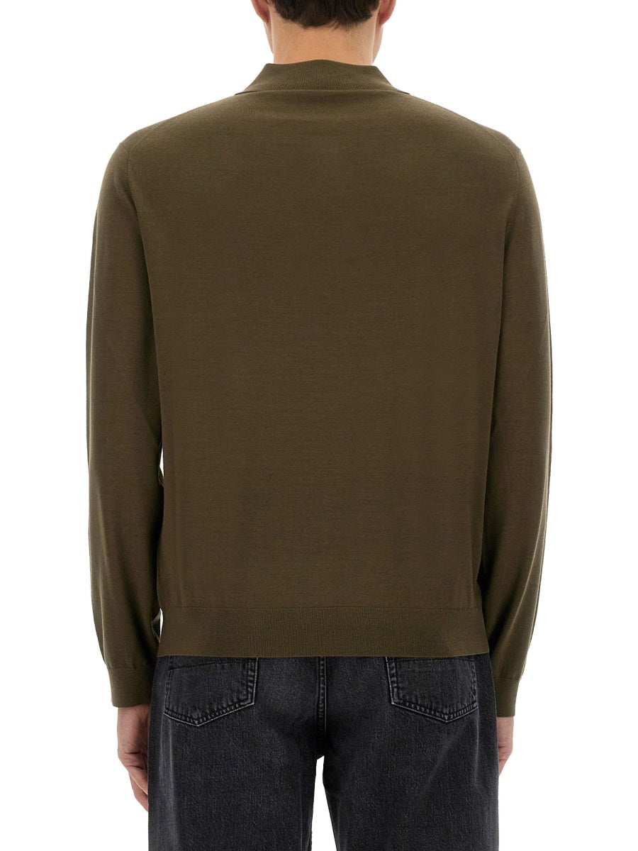 WOOL POLO SHIRT