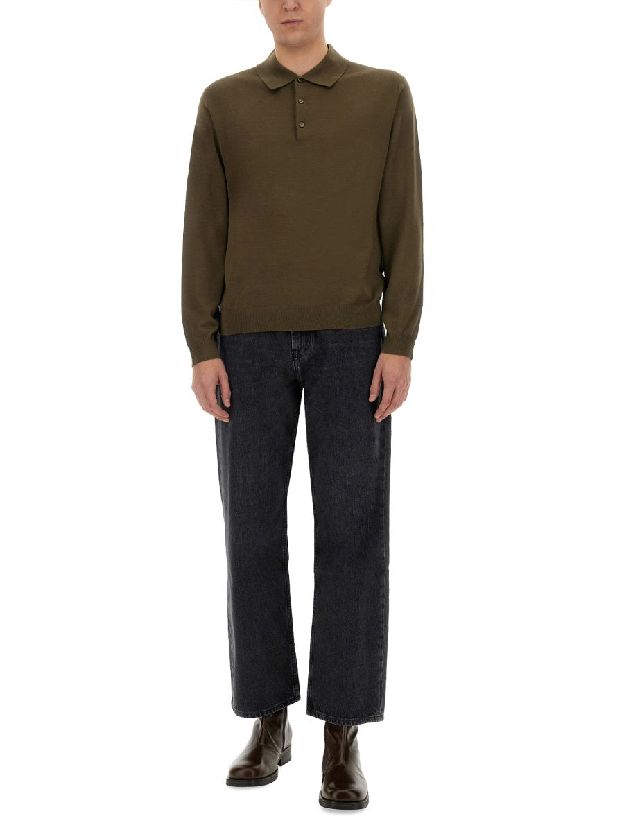 WOOL POLO SHIRT