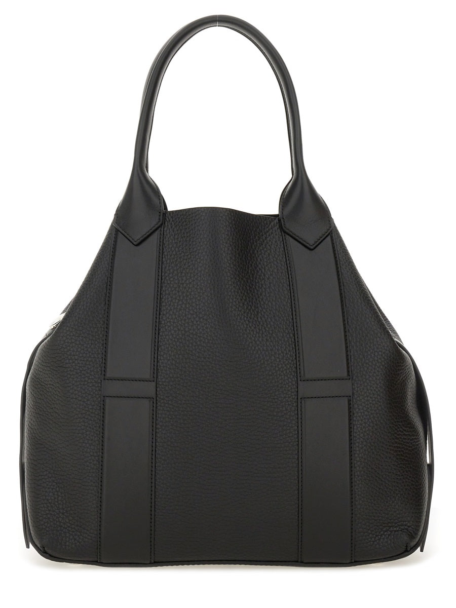 "SCRIPT" SHOPPING BAG