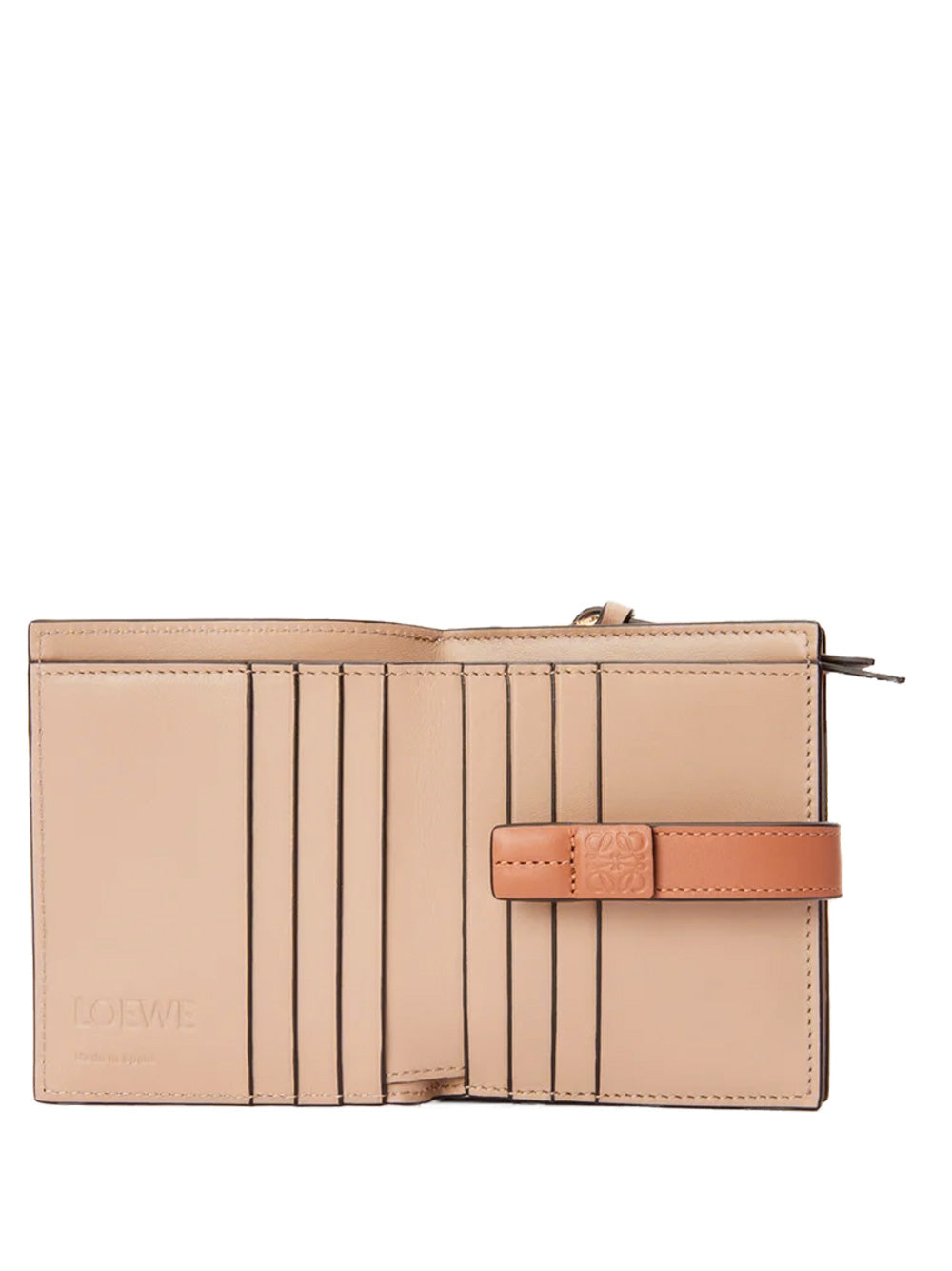 COMPACT ZIP WALLET IN SOFT GRAINED CALFSKIN