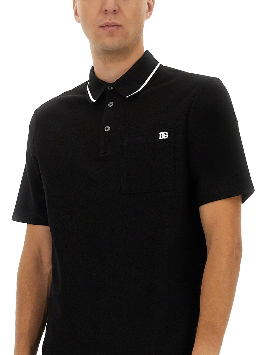 COTTON PIQUE POLO