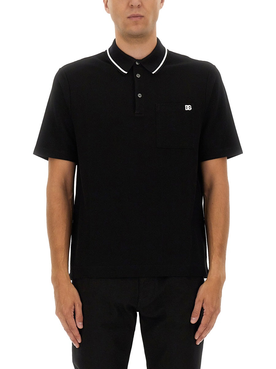 COTTON PIQUE POLO
