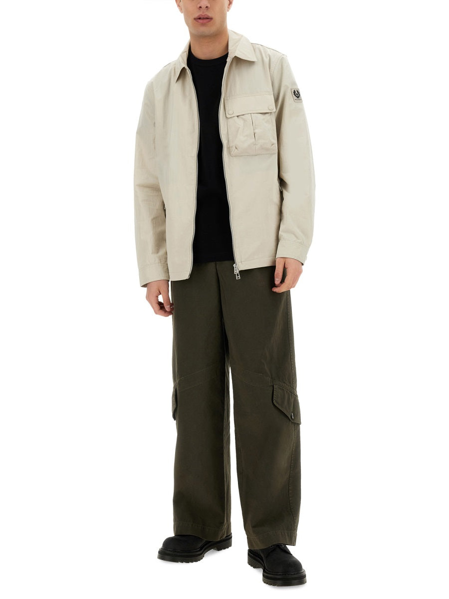 ZIPPERED SHIRT JACKET