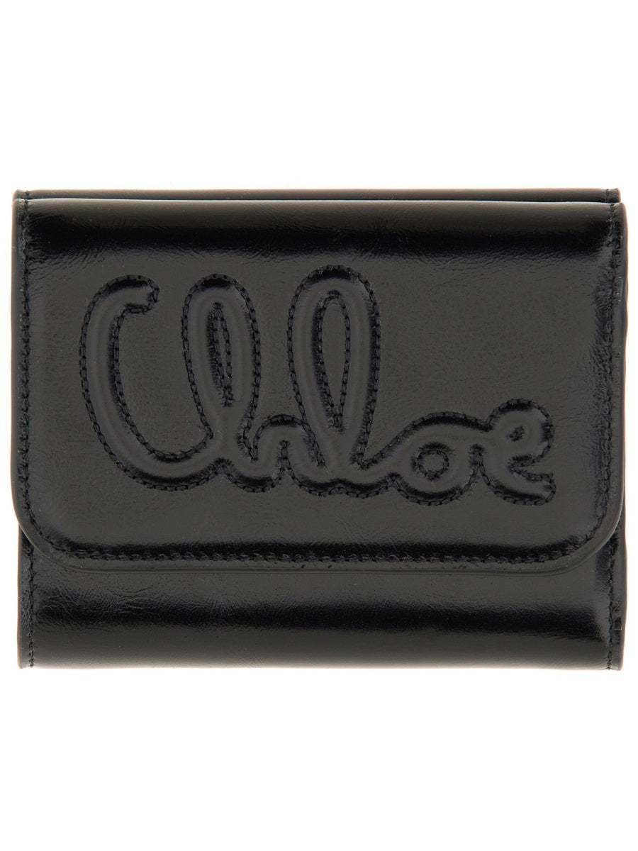 TRIFOLD WALLET C CHLOÉ SMALL