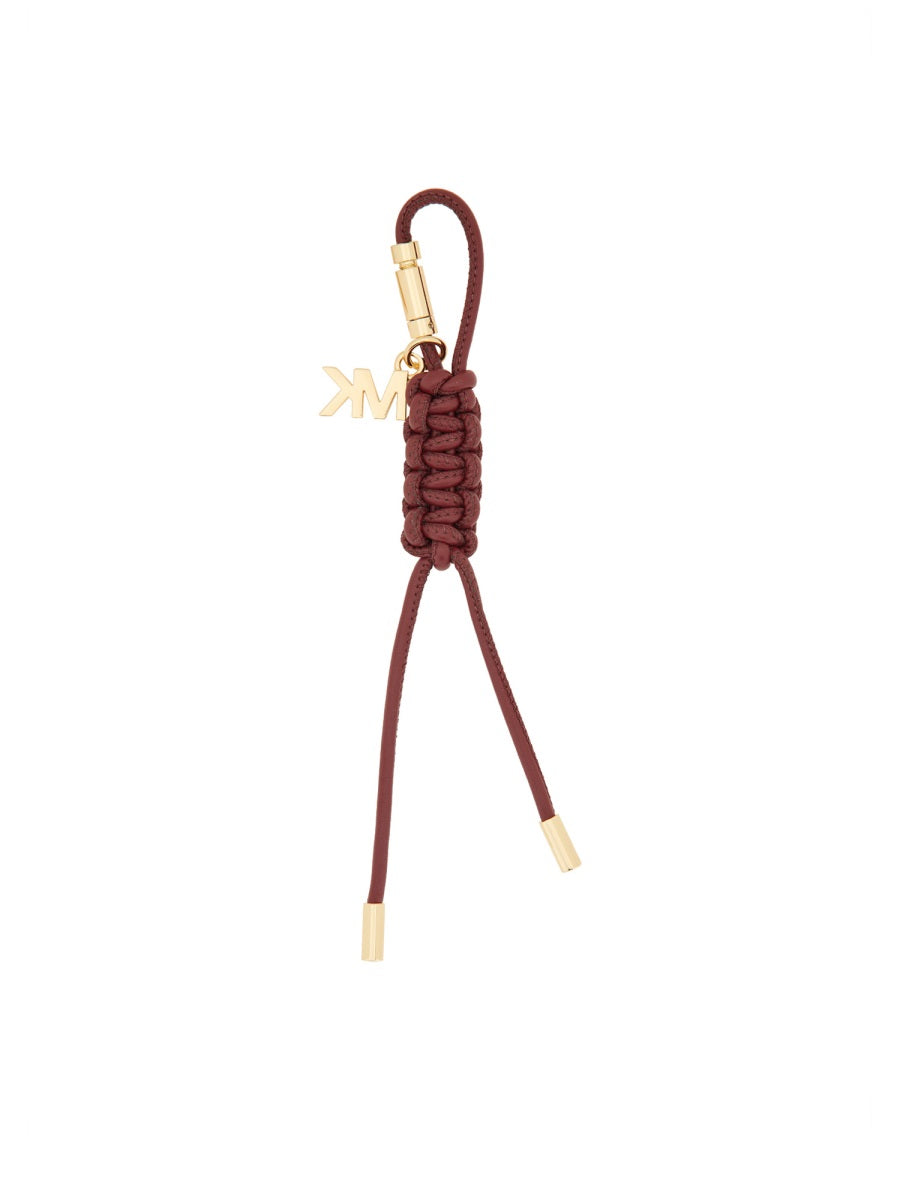 BAG CHARM WITH LOGO